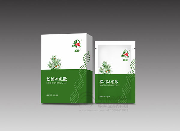 松楨冰愈散包裝設(shè)計(jì)